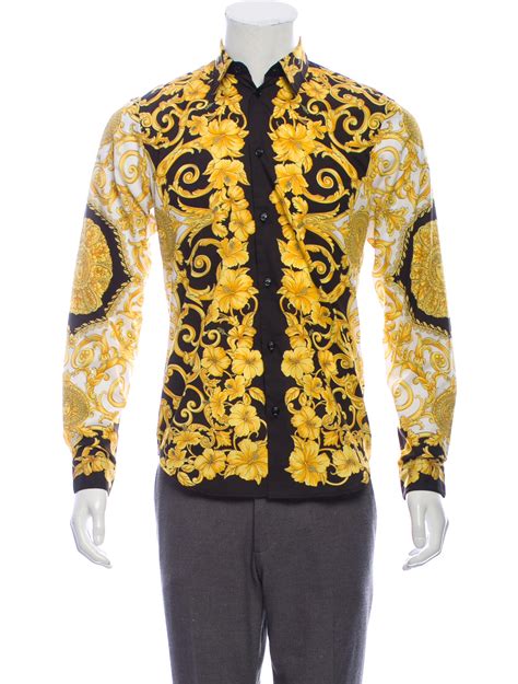 versace button-up shirt|authentic Versace shirts.